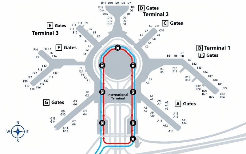 San Francisco Airport Terminal Map Guide